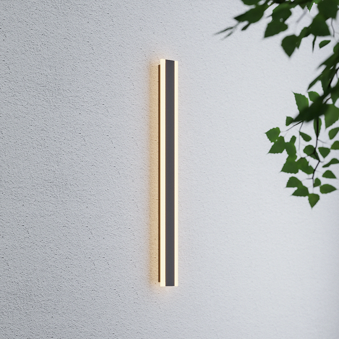 Frederick Linear Multi Color Modern Steel Outdoor Sconces