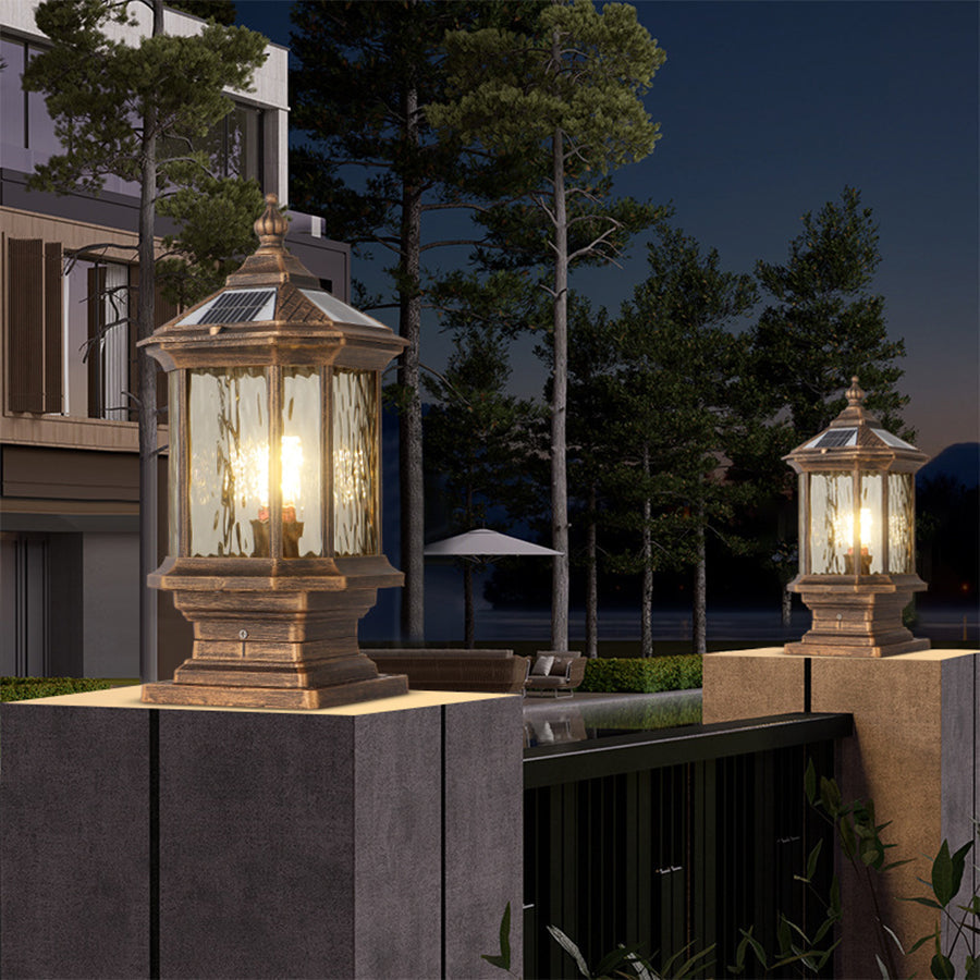 Trixi Vintage European-style Outdoor Pillar Lights