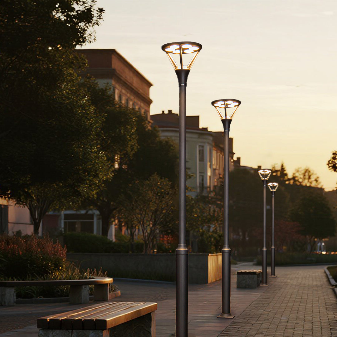 Sparng Minimalist LED Outdoor Post Lights