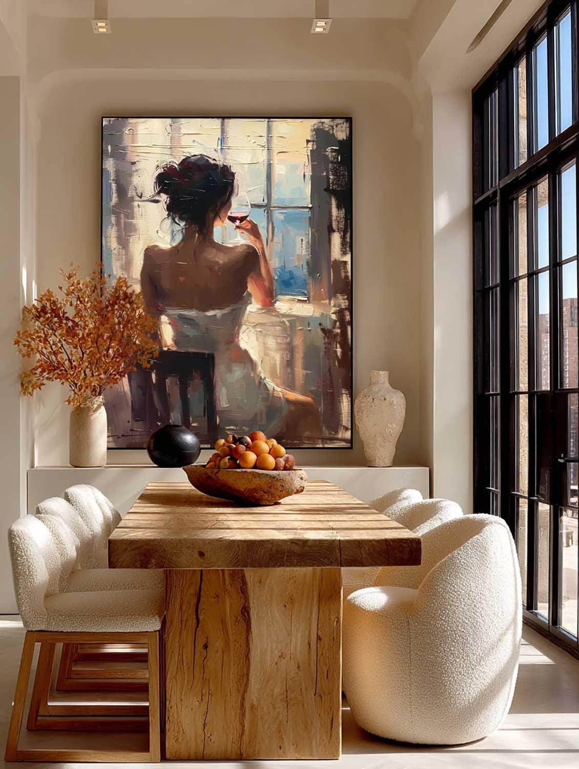 Wall Art Elegant Impressionist Palette - Neutralighting
