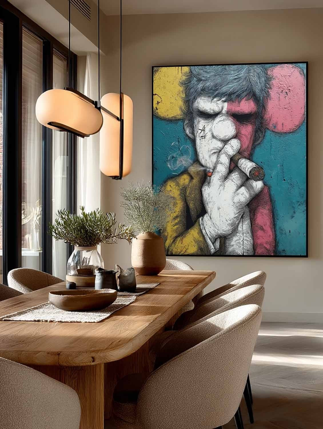 Kaws Style Gangster Pop Art Painting - Neutralighting