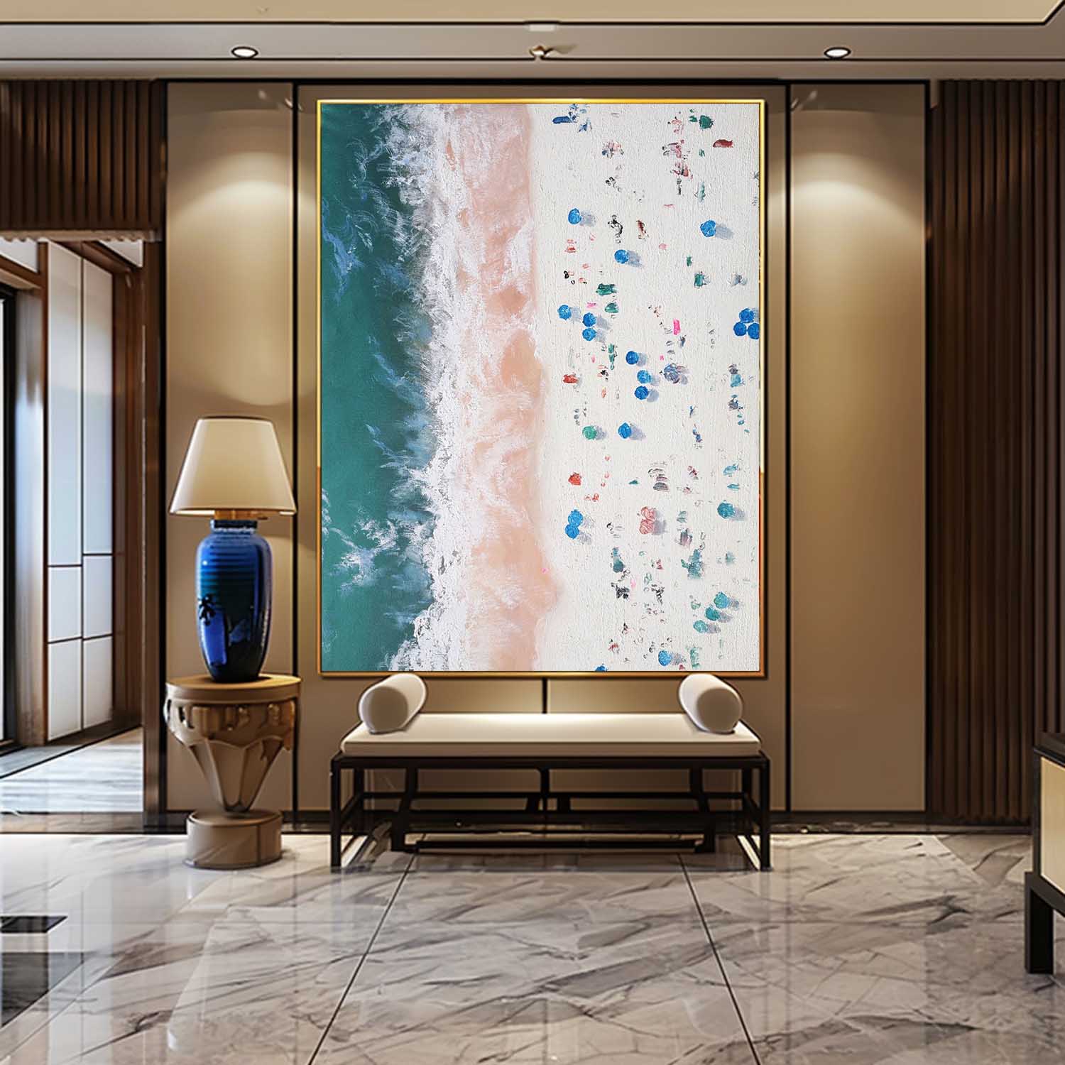 Plaster Art Texture Painting SG266 - Neutralighting