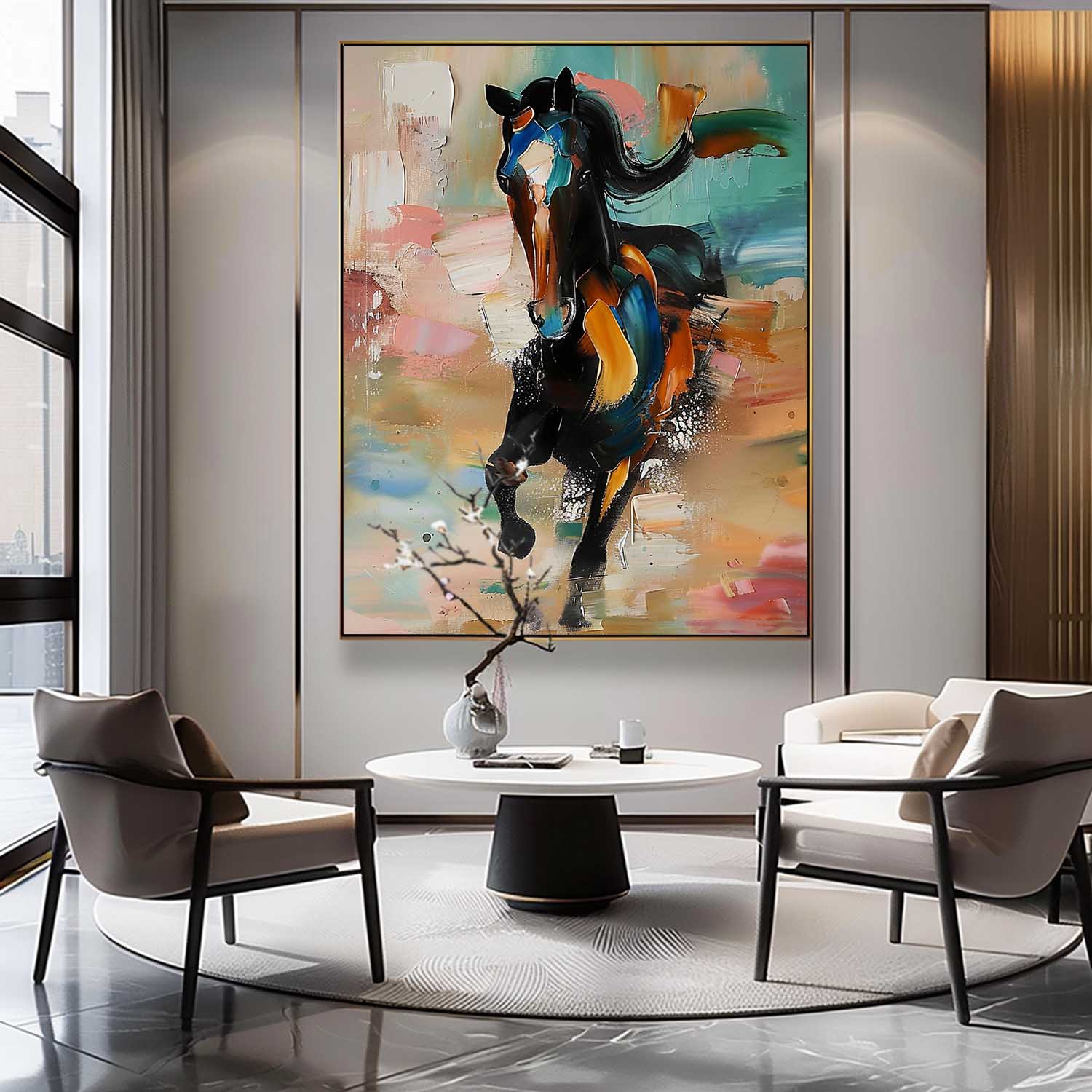 Contemporary Horse Art HA002 - Neutralighting