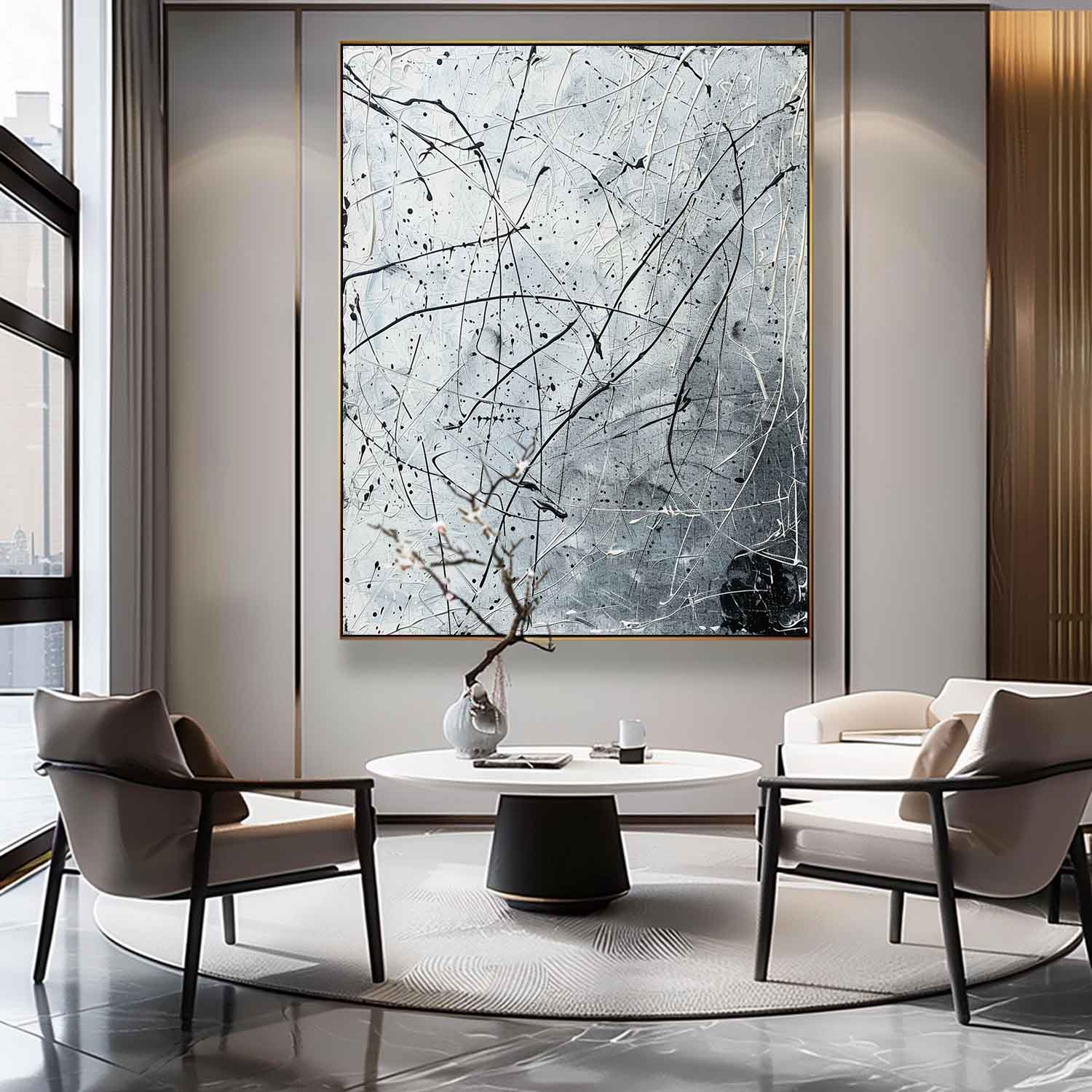 Abstract Expressionist Art AEA019 - Neutralighting
