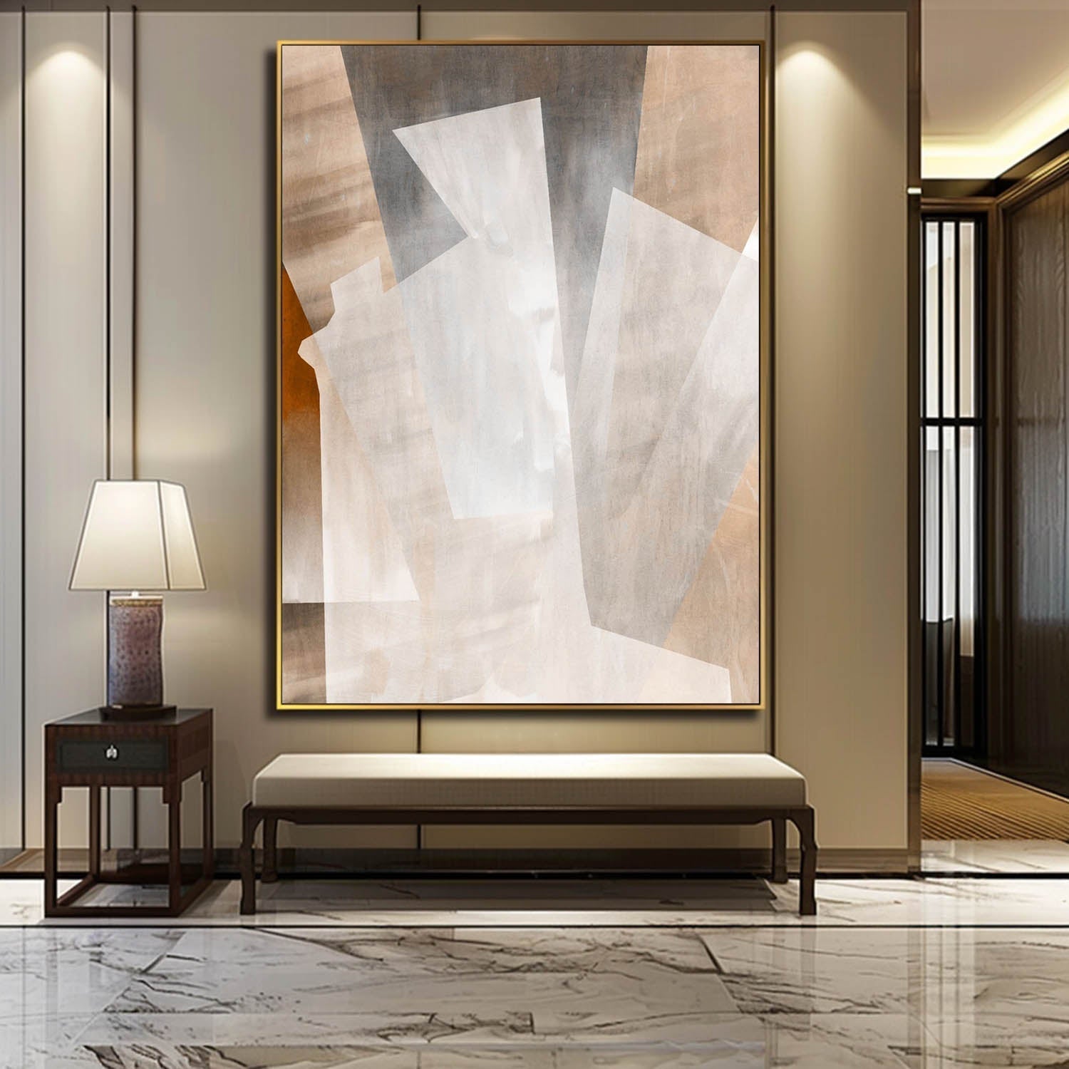 Contemporary Minimalist Art MA086 - Neutralighting