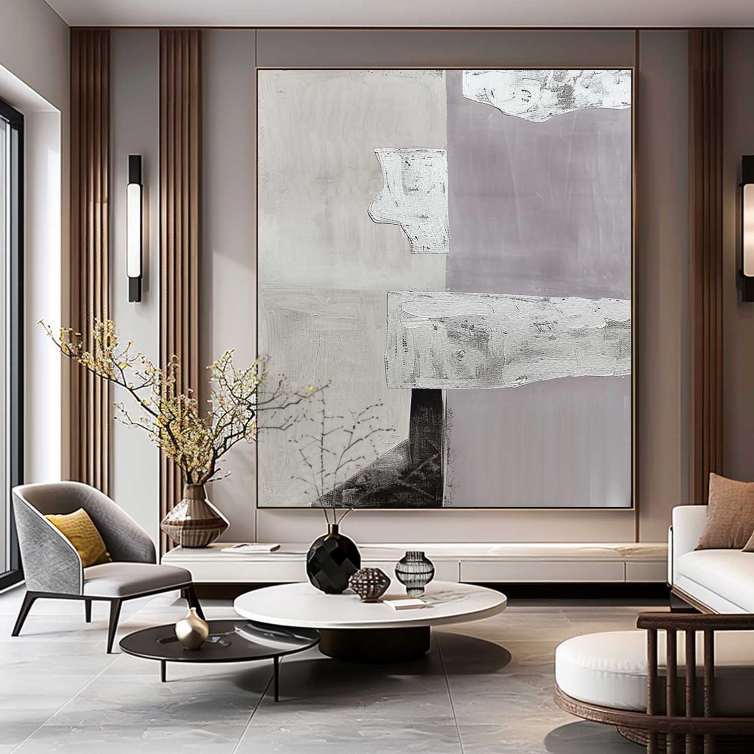 Contemporary Minimalist Art MA119 - Neutralighting