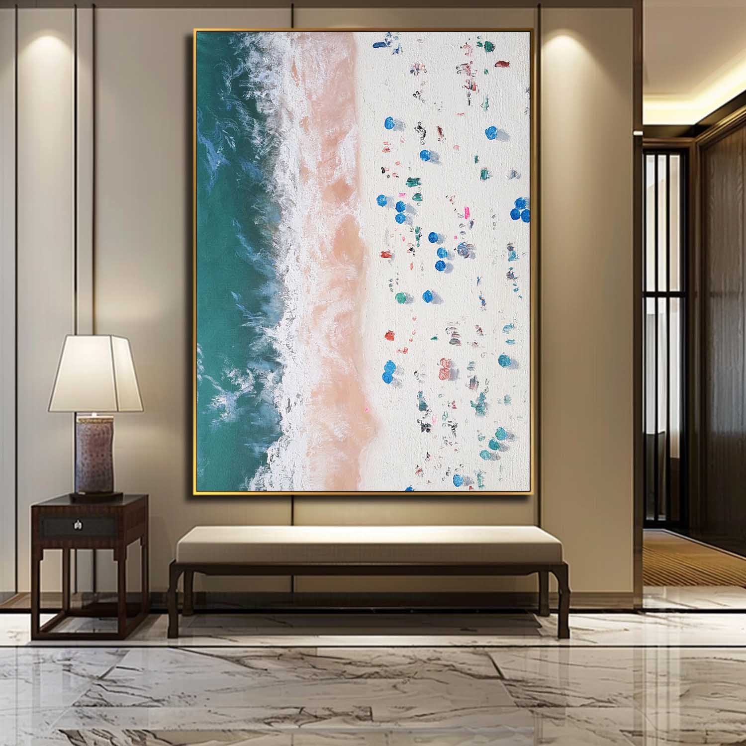 Plaster Art Texture Painting SG266 - Neutralighting