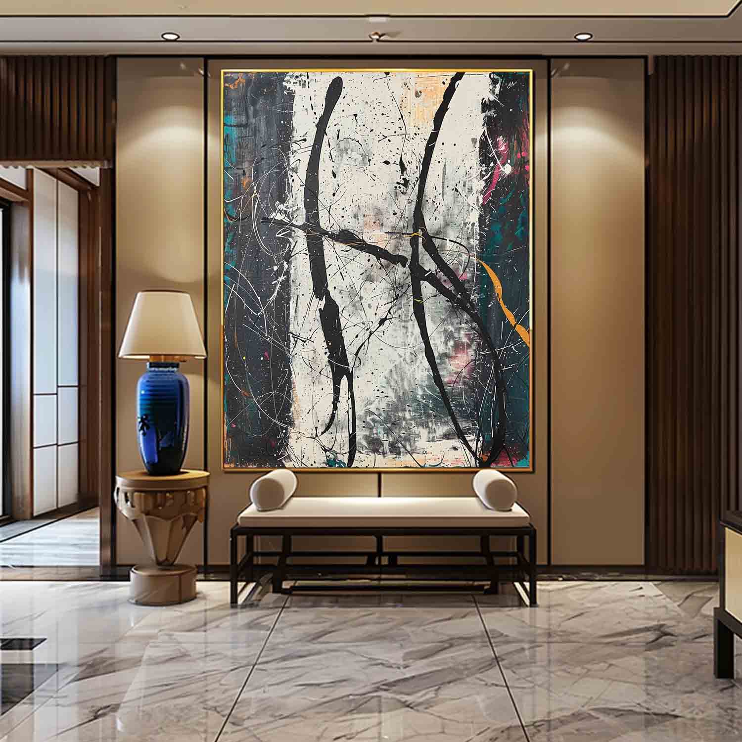 Abstract Expressionist Art AEA024 - Neutralighting