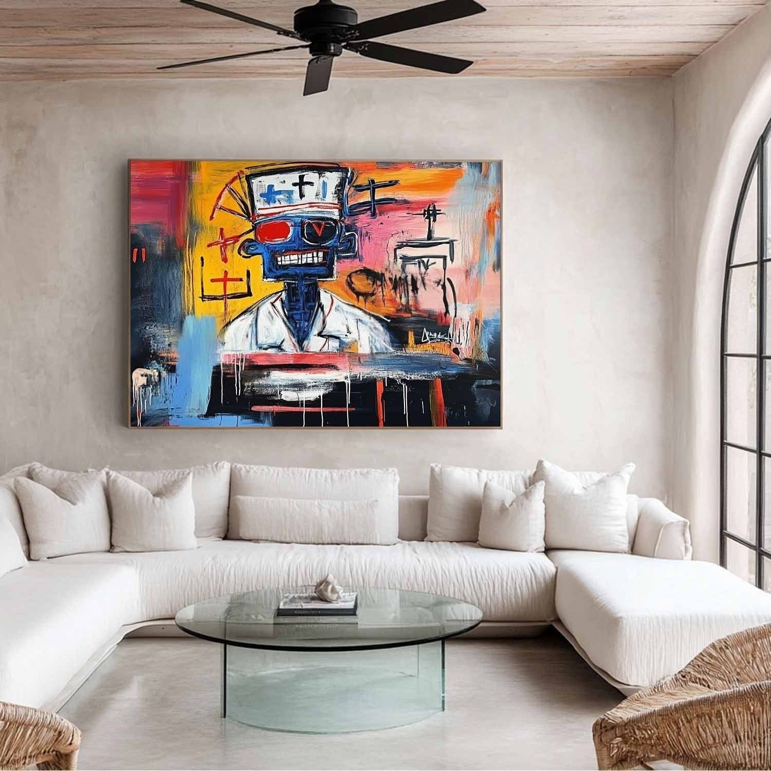 Wall Art Horizontal Neo Expressionist - Neutralighting