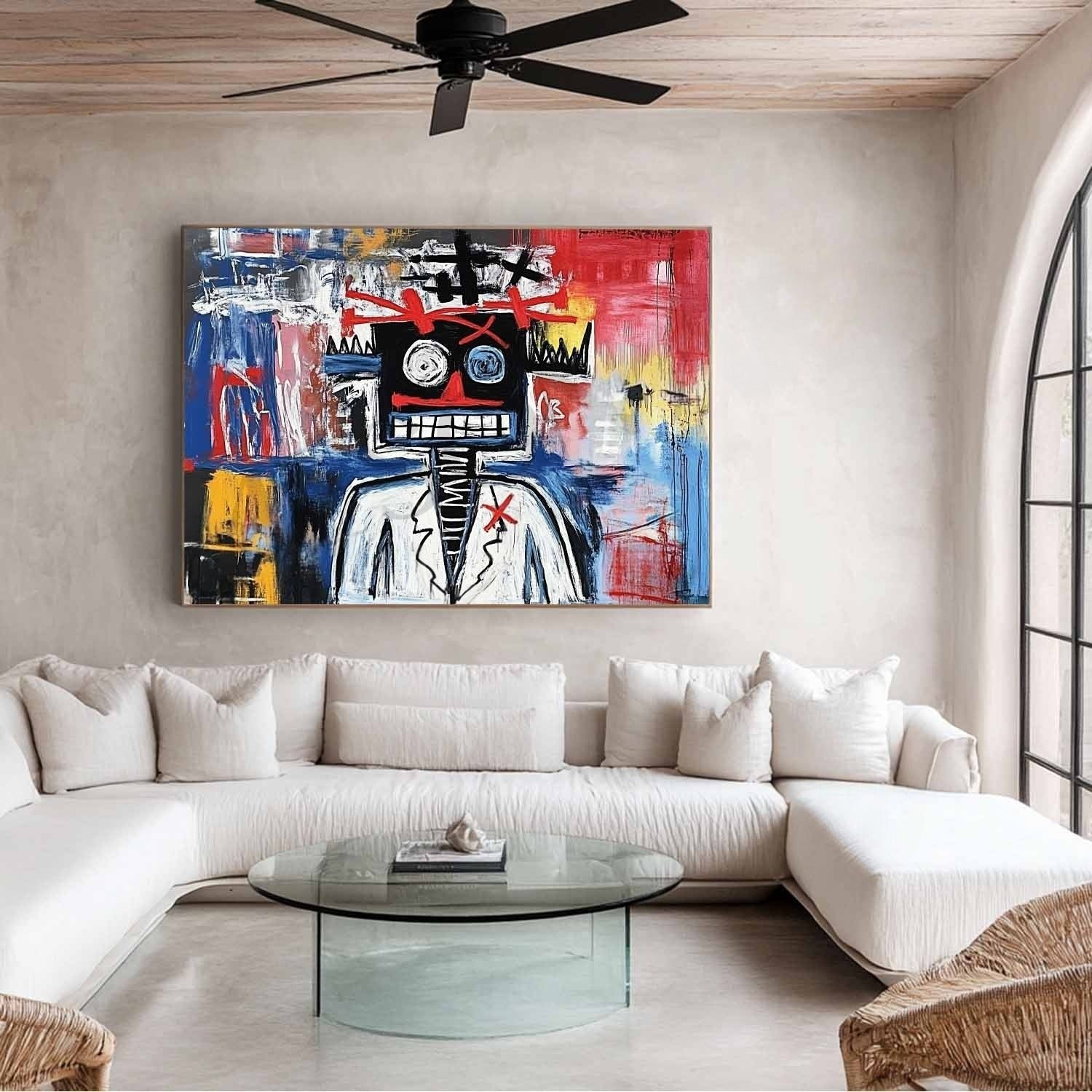 Wall Art Horizontal Neo Expressionist - Neutralighting