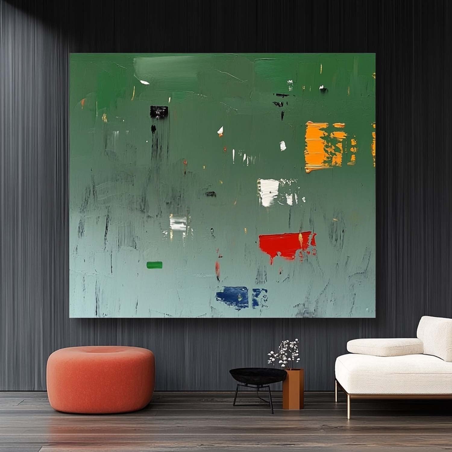 Wall Art Square Abstract Modern Minimalist - Neutralighting