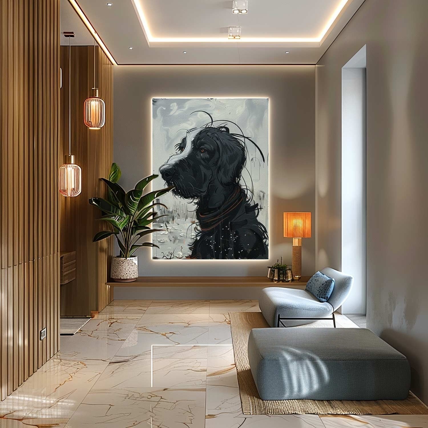 Wall Art Post Apocalyptic Canvas - Neutralighting