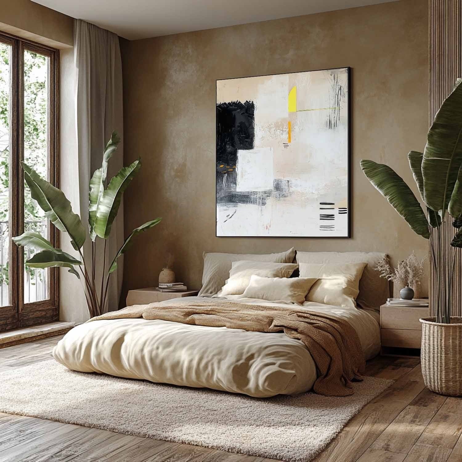 Wall Art Minimalist Textured Neutral - Neutralighting