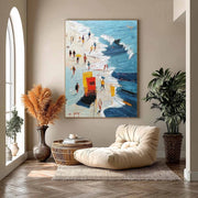 Wall Art Sunny Textured Beach Umbrella - Neutralighting