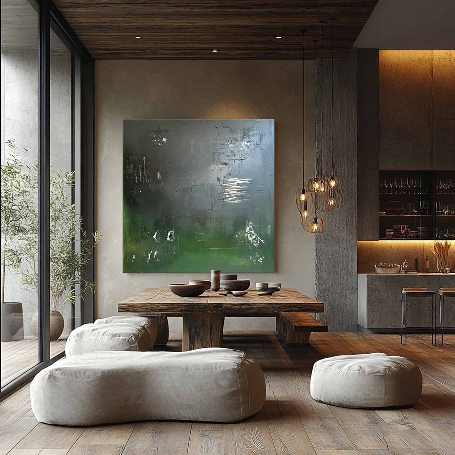 Wall Art Moody Textured Atmospheric Dark - Neutralighting