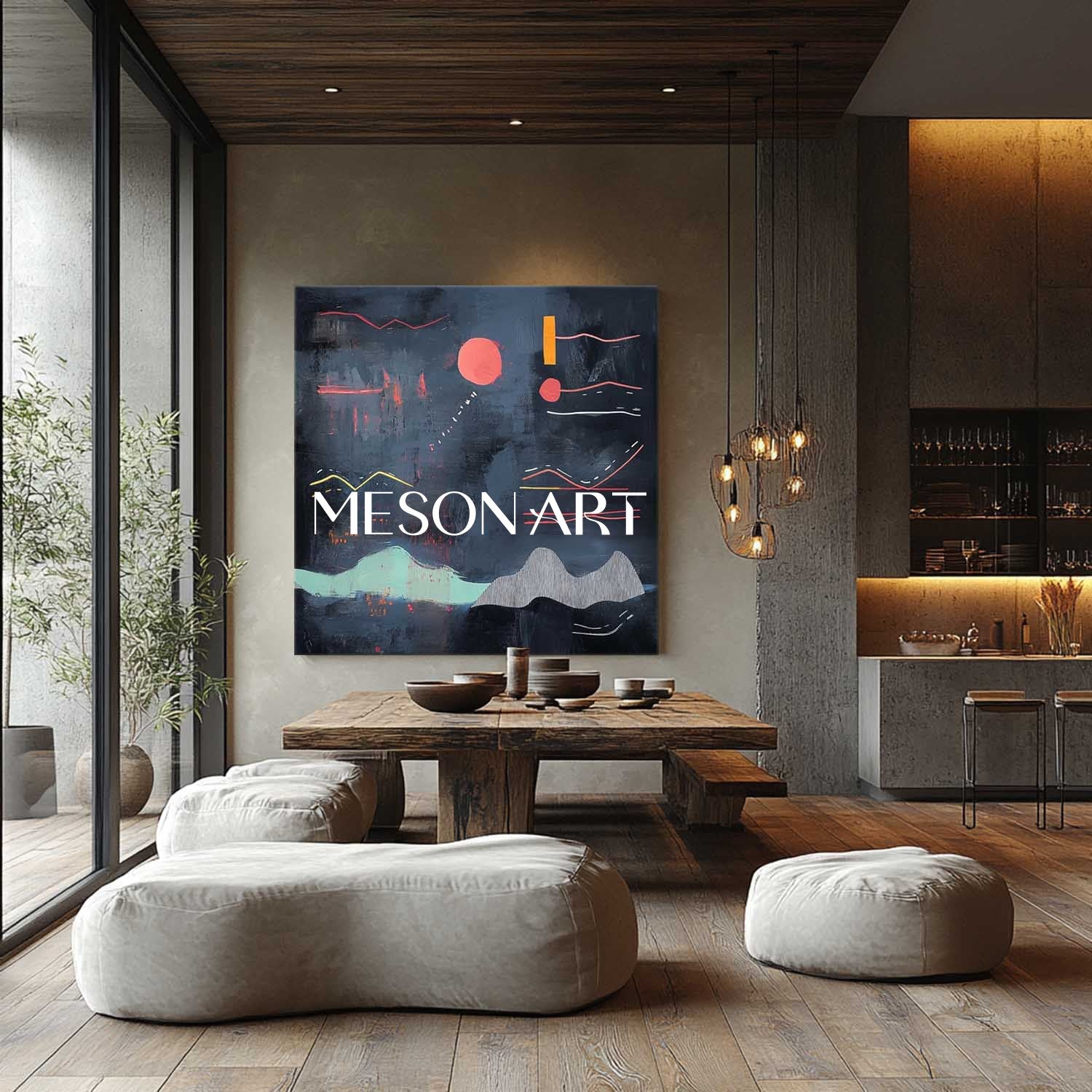 Contemporary Minimalist Art MA130 - Neutralighting