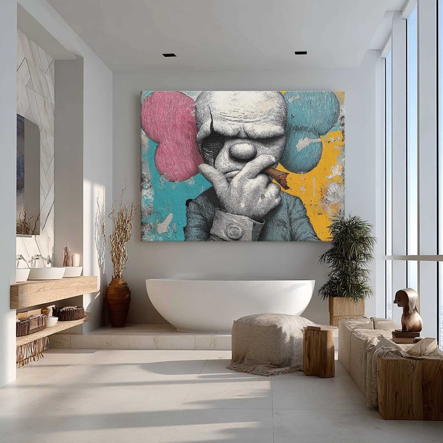 Kaws Style Gangster Pop Art Painting - Neutralighting