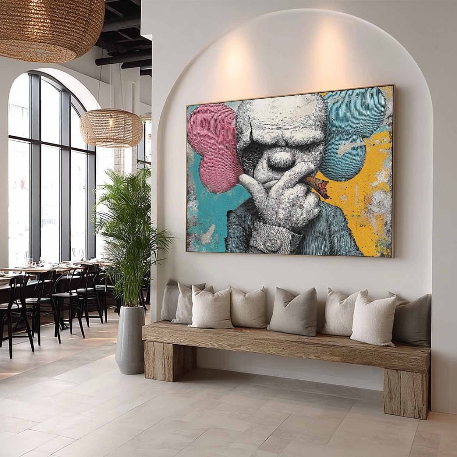 Kaws Style Gangster Pop Art Painting - Neutralighting