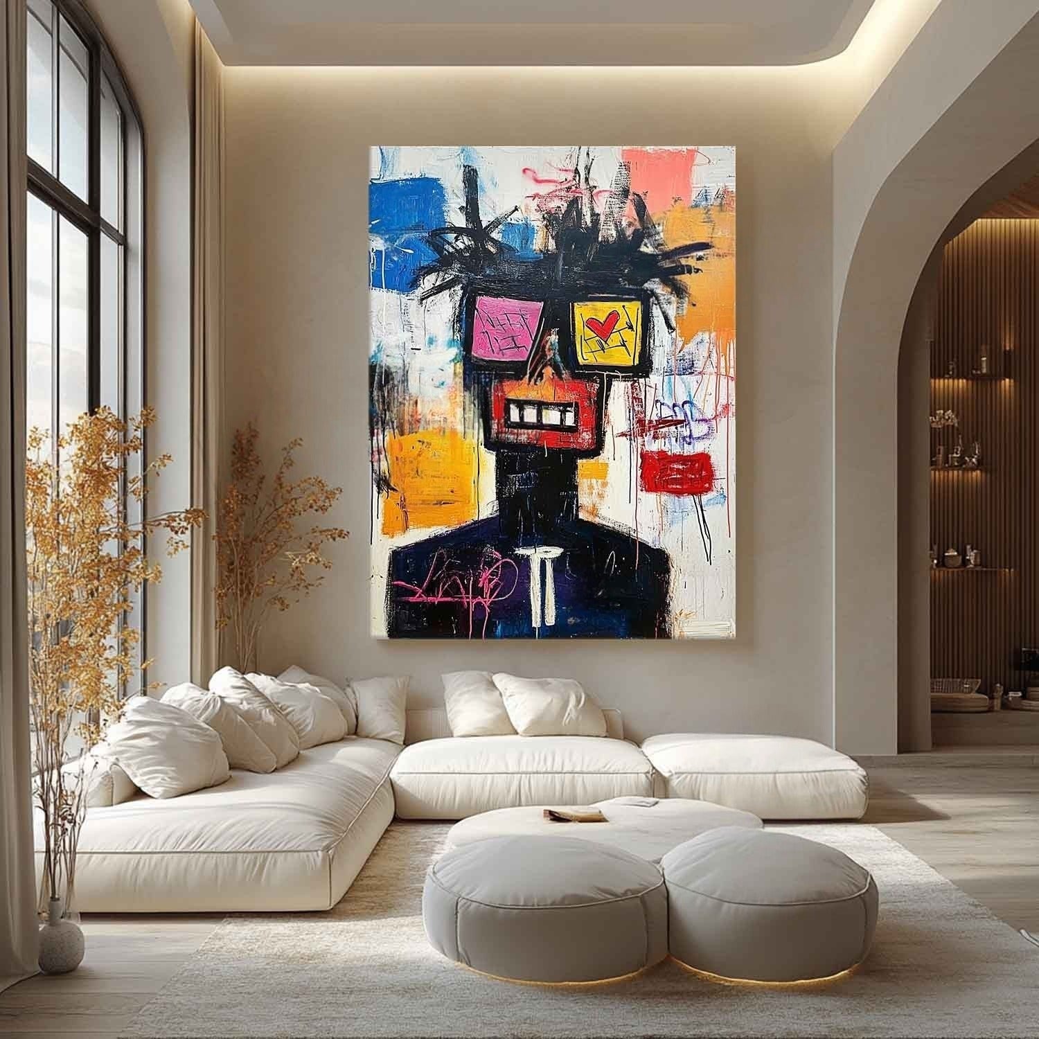 Wall Art Neo Expressionist Portrait - Neutralighting