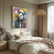 Kaws Bearded Gangster Pop Art Painting - Neutralighting