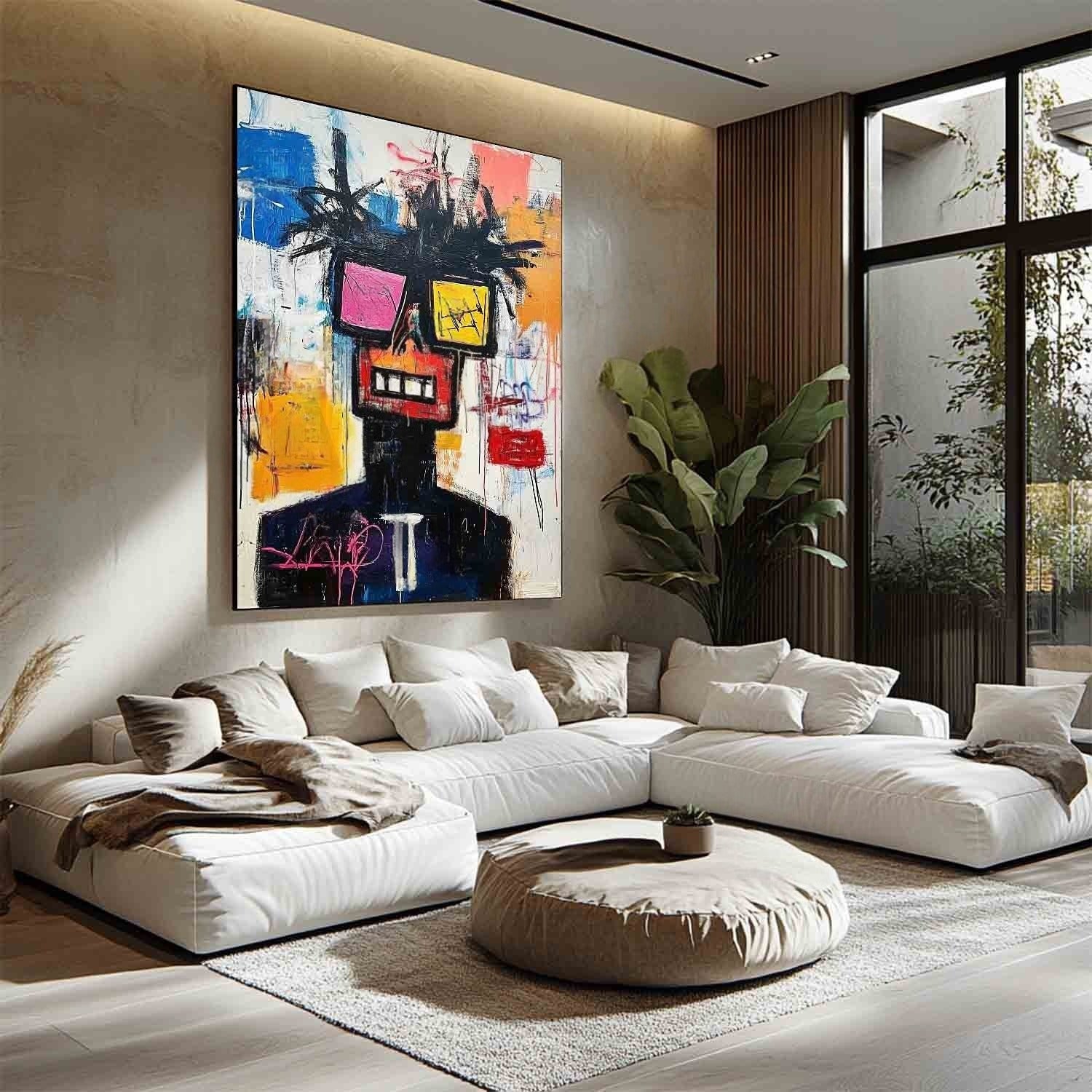 Wall Art Neo Expressionist Portrait - Neutralighting