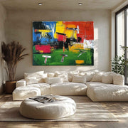 Wall Art Horizontal Expressionist Golf - Neutralighting