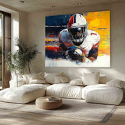 Wall Art Horizontal Abstract Expressionist - Neutralighting