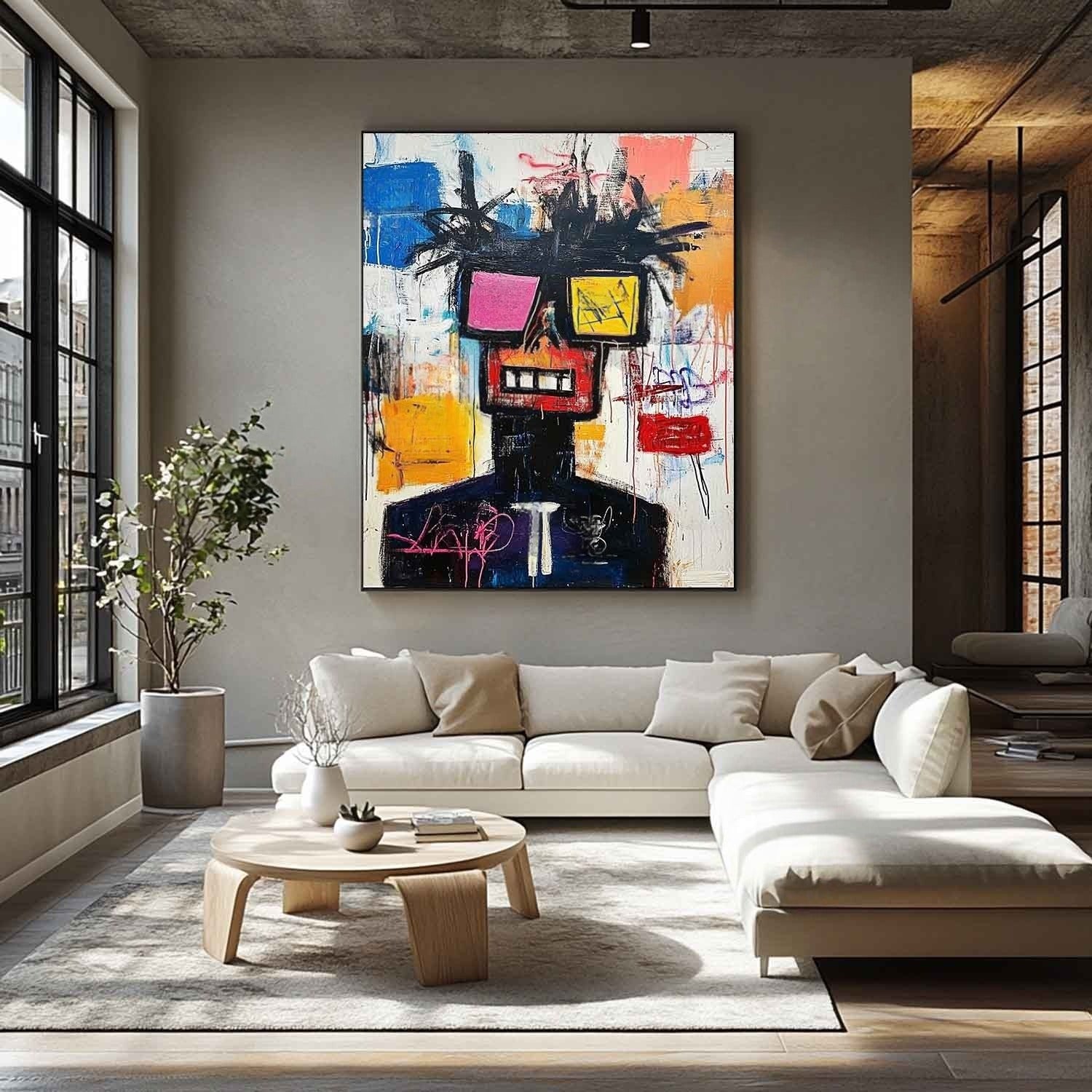 Wall Art Neo Expressionist Portrait - Neutralighting