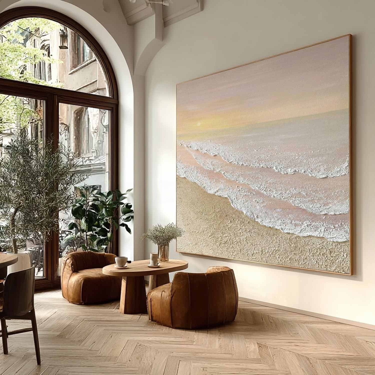 Wall Art Horizontal Coastal Sunset - Neutralighting