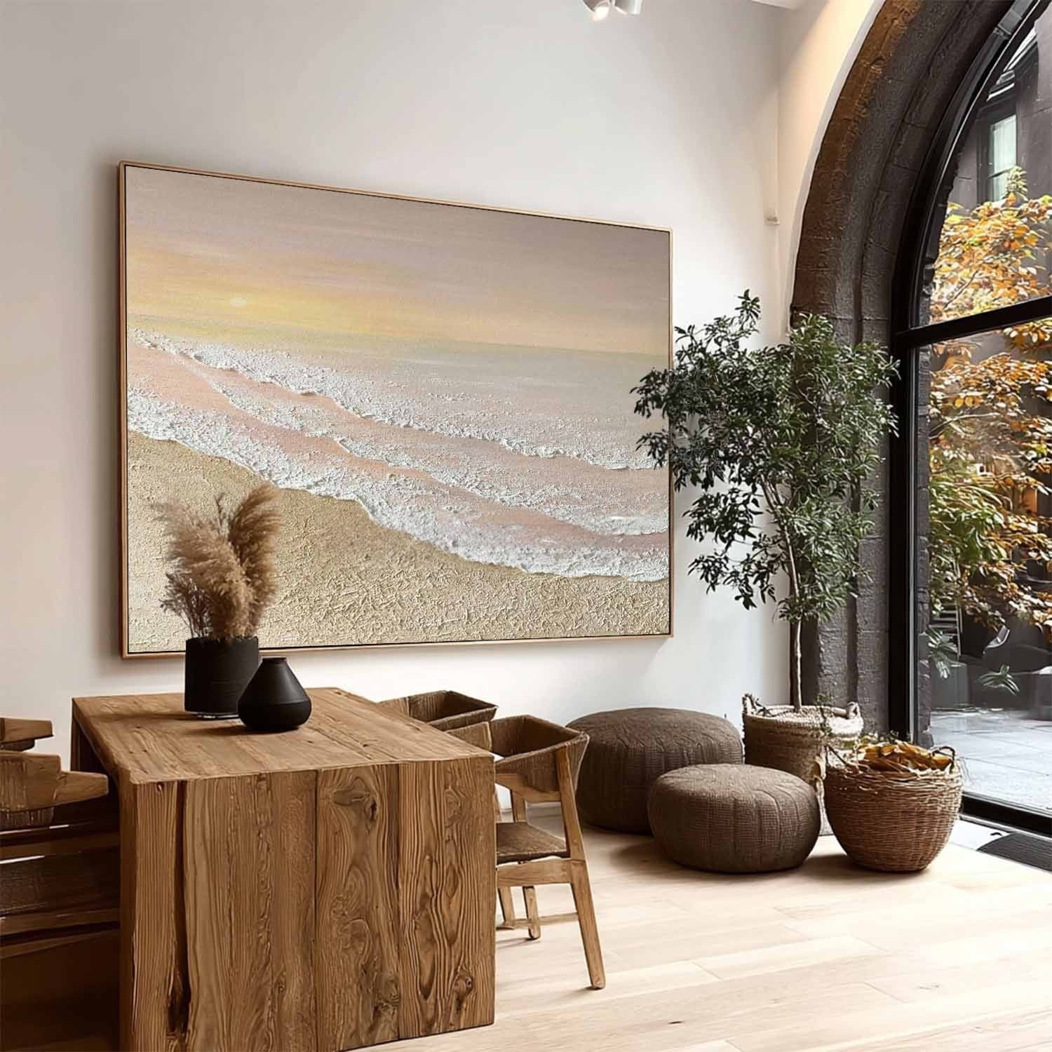 Wall Art Horizontal Coastal Sunset - Neutralighting