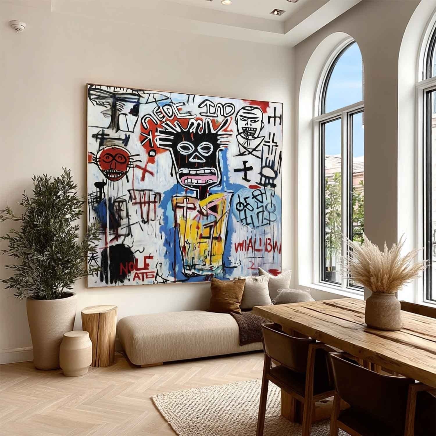 Wall Art Bold Textured Neo Expressionist - Neutralighting
