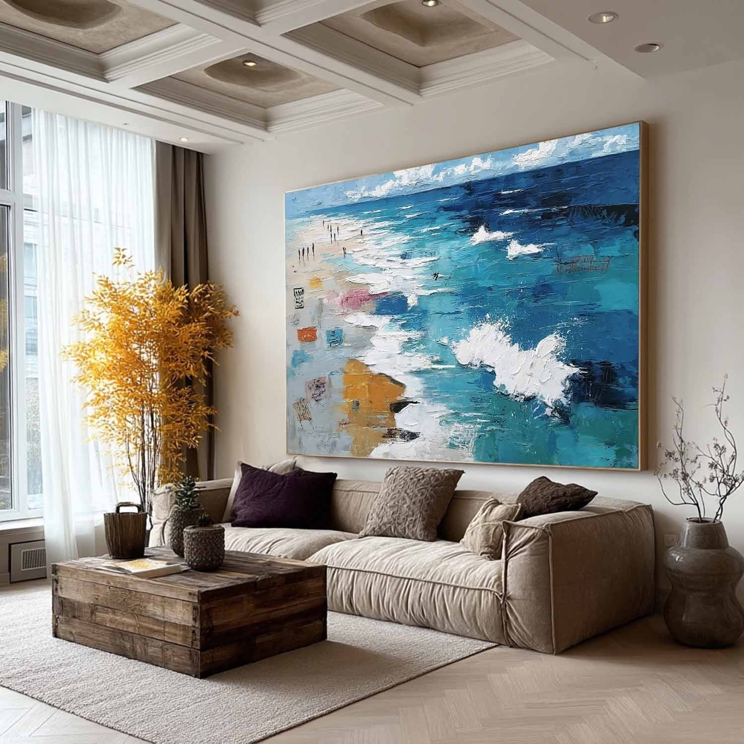 Wall Art Expansive Beach - Neutralighting