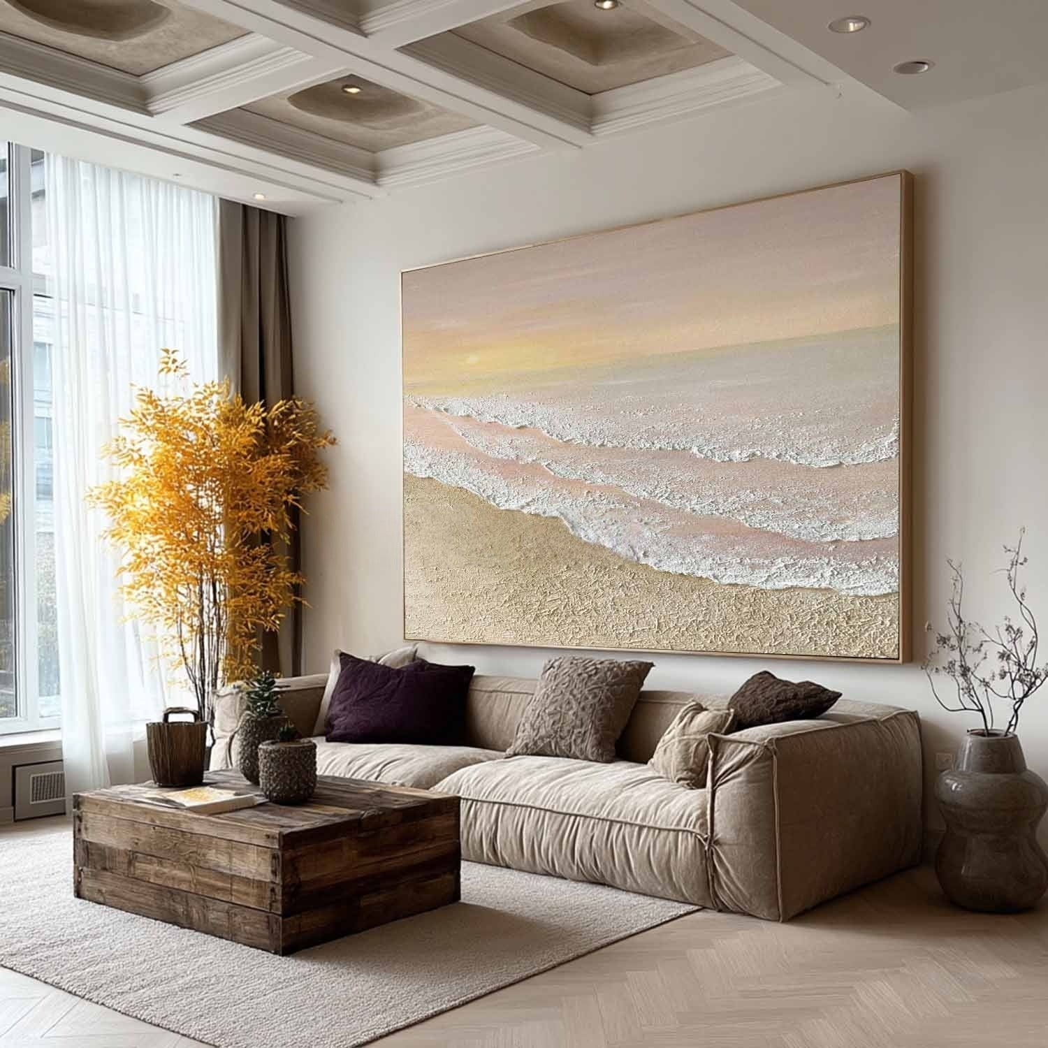 Wall Art Horizontal Coastal Sunset - Neutralighting