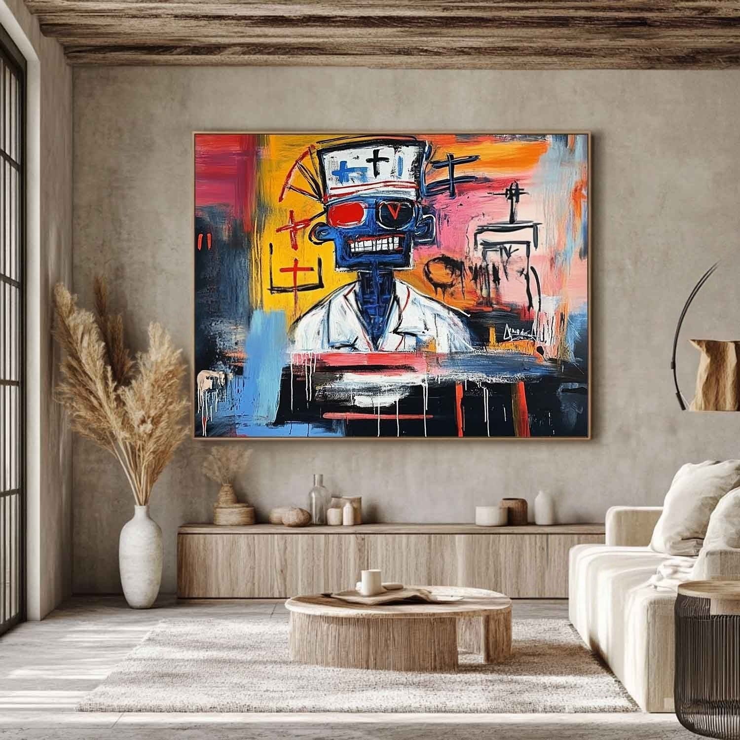 Wall Art Horizontal Neo Expressionist - Neutralighting