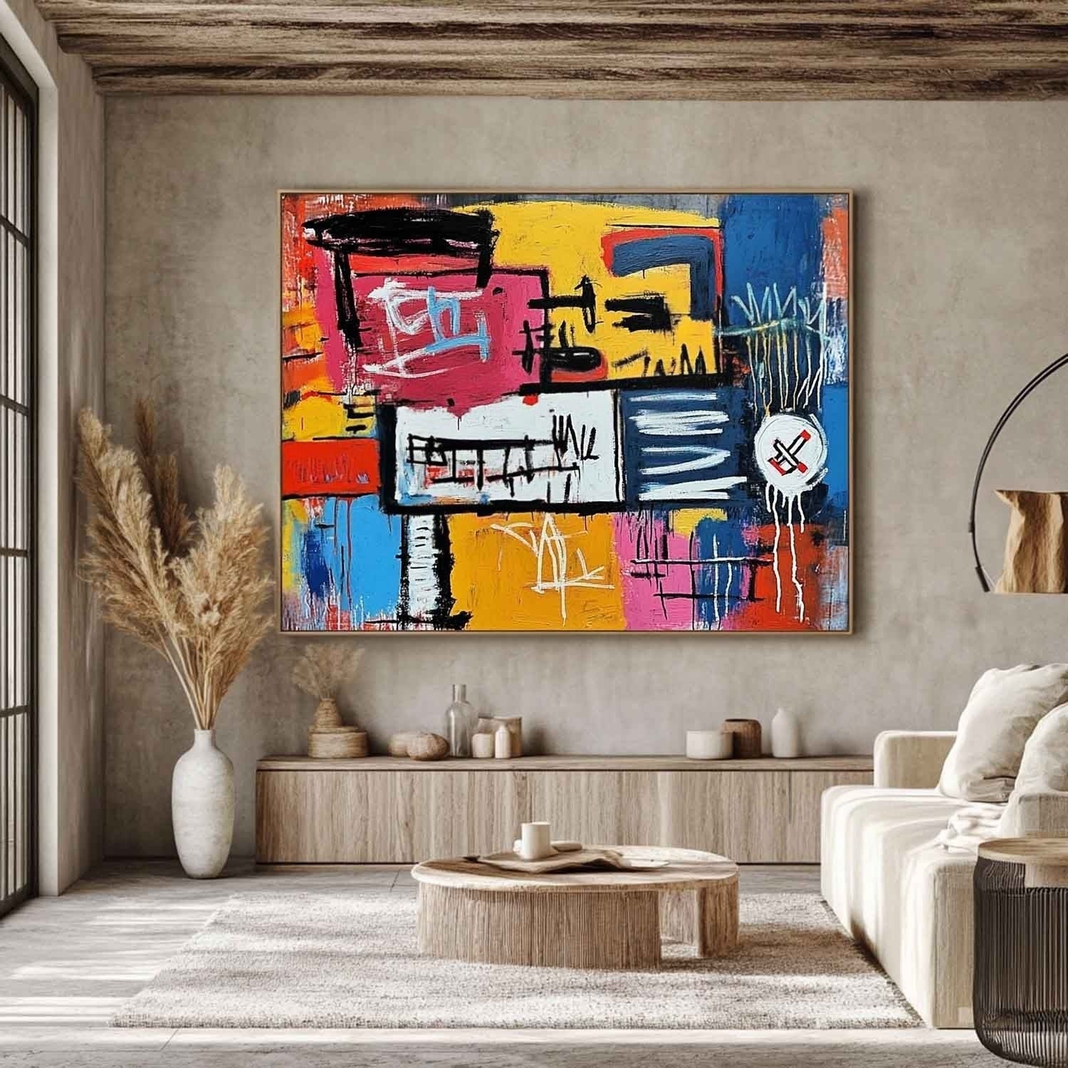 Wall Art Horizontal Neo Expressionist - Neutralighting