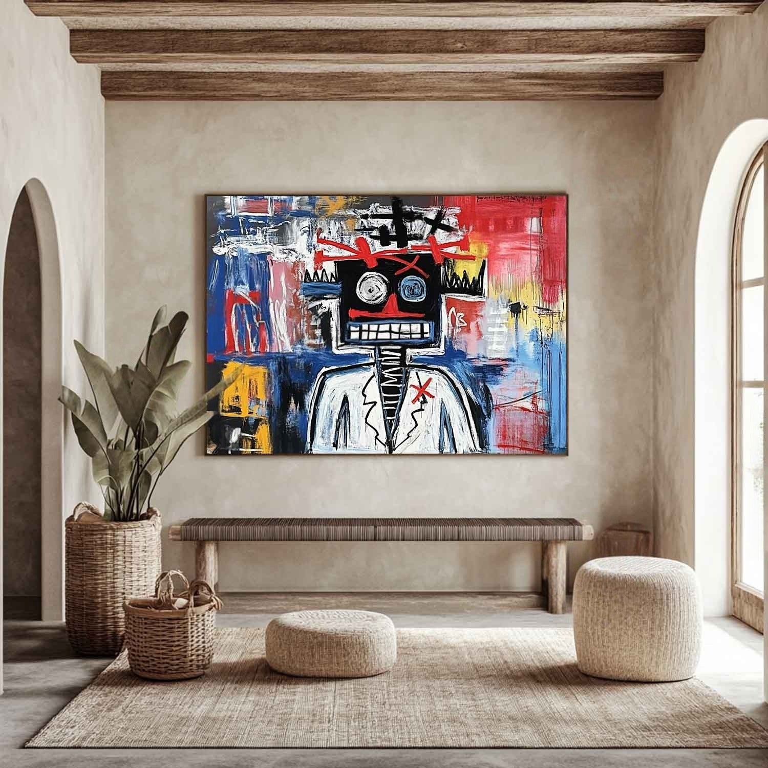Wall Art Horizontal Neo Expressionist - Neutralighting