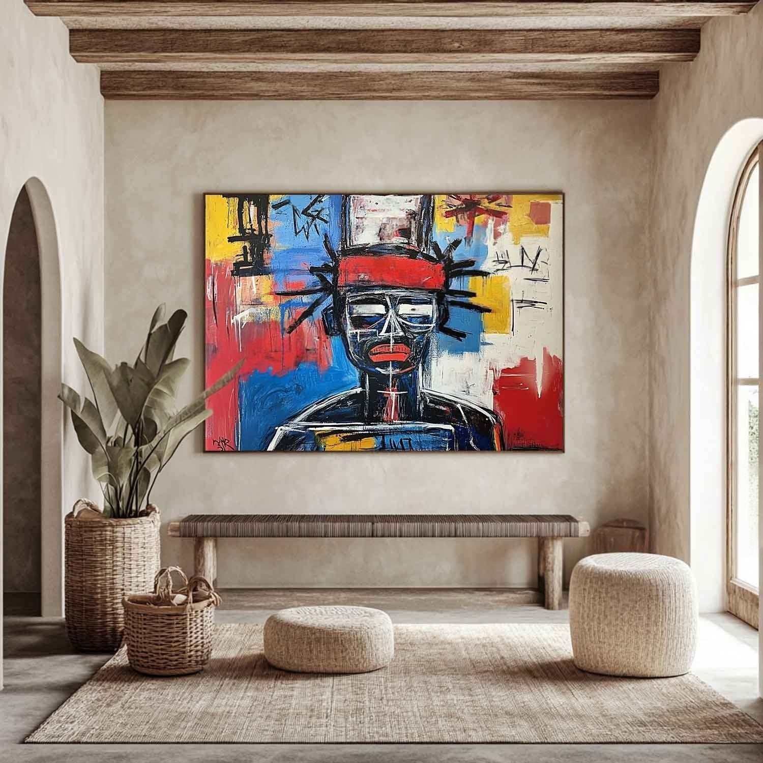 Wall Art Horizontal Neo Expressionist - Neutralighting