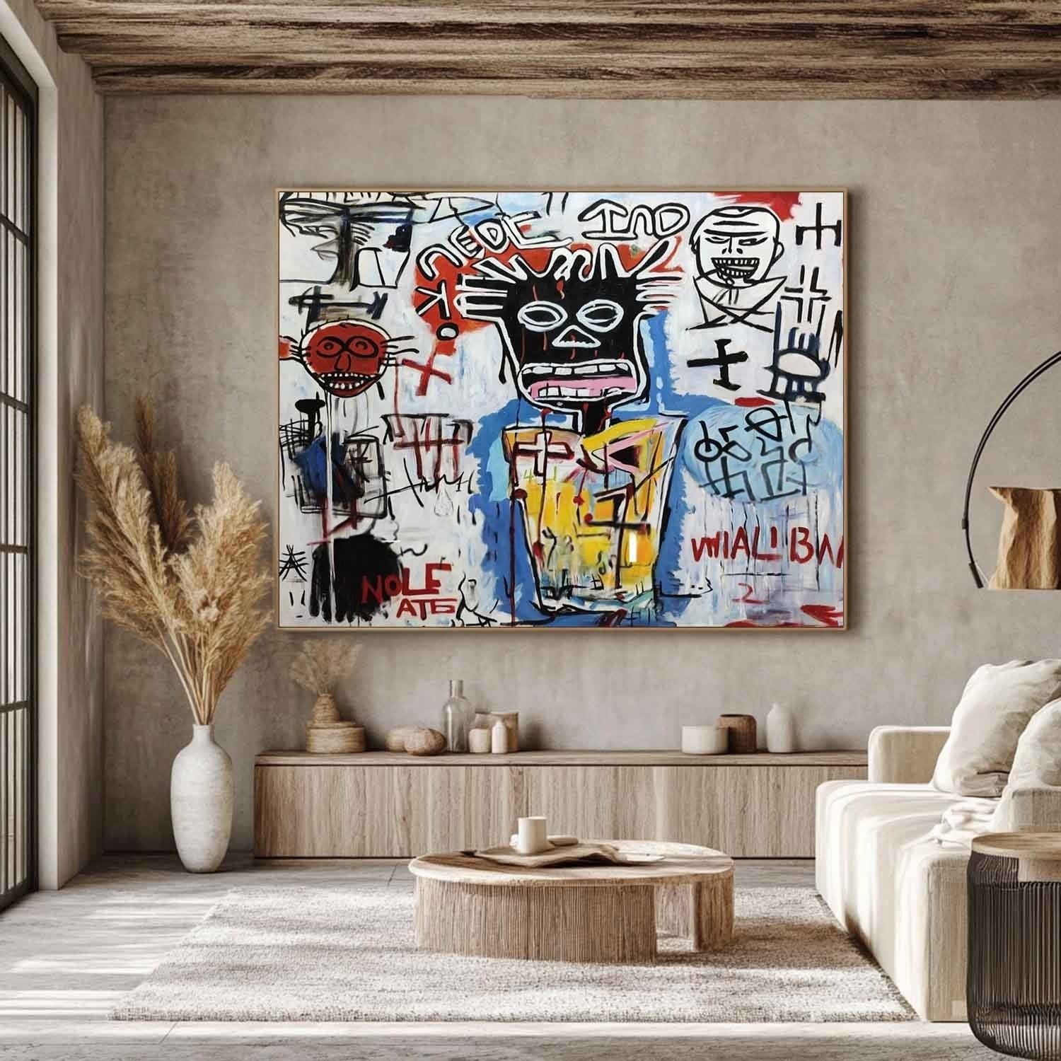 Wall Art Bold Textured Neo Expressionist - Neutralighting
