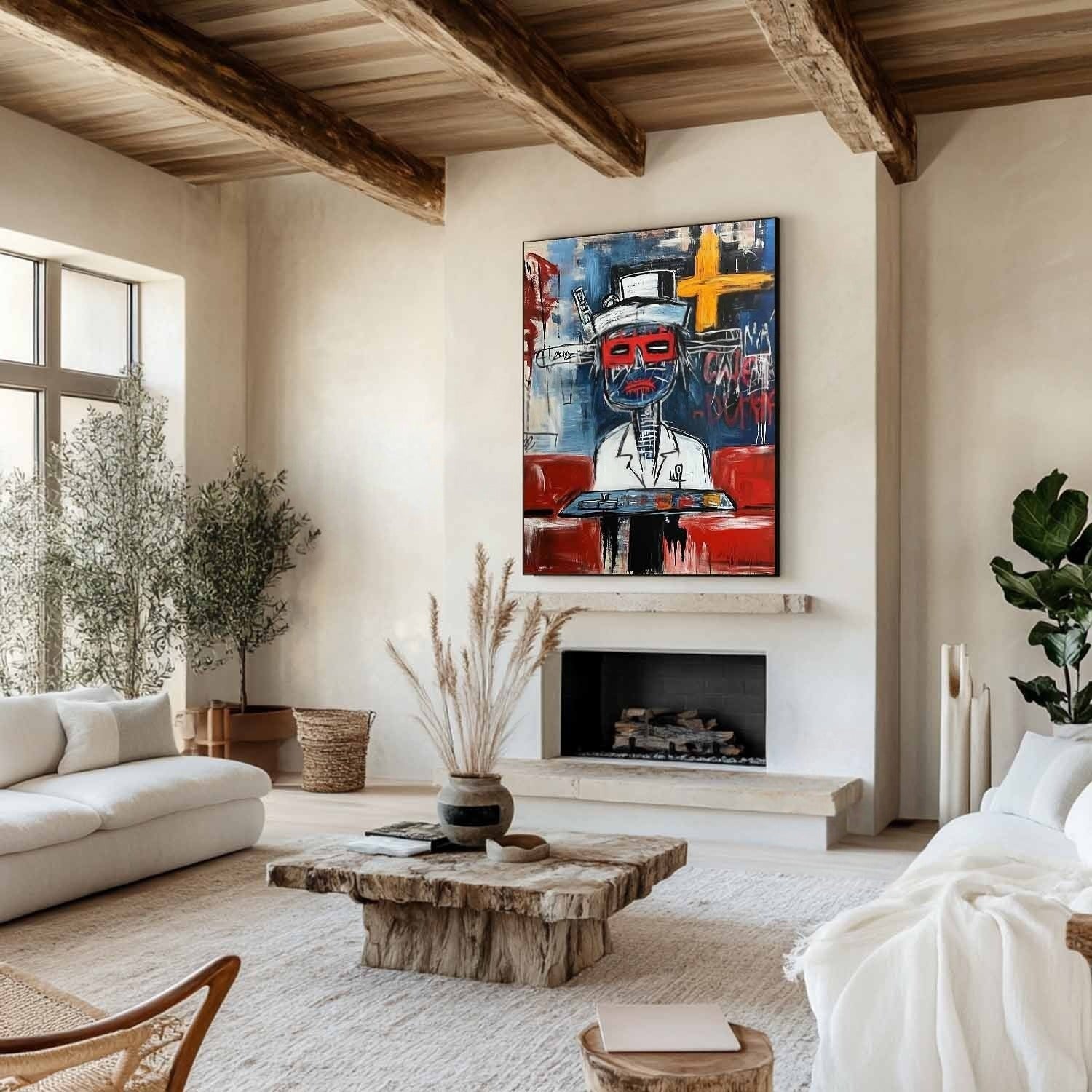 Wall Art Neo Expressionist Musician - Neutralighting