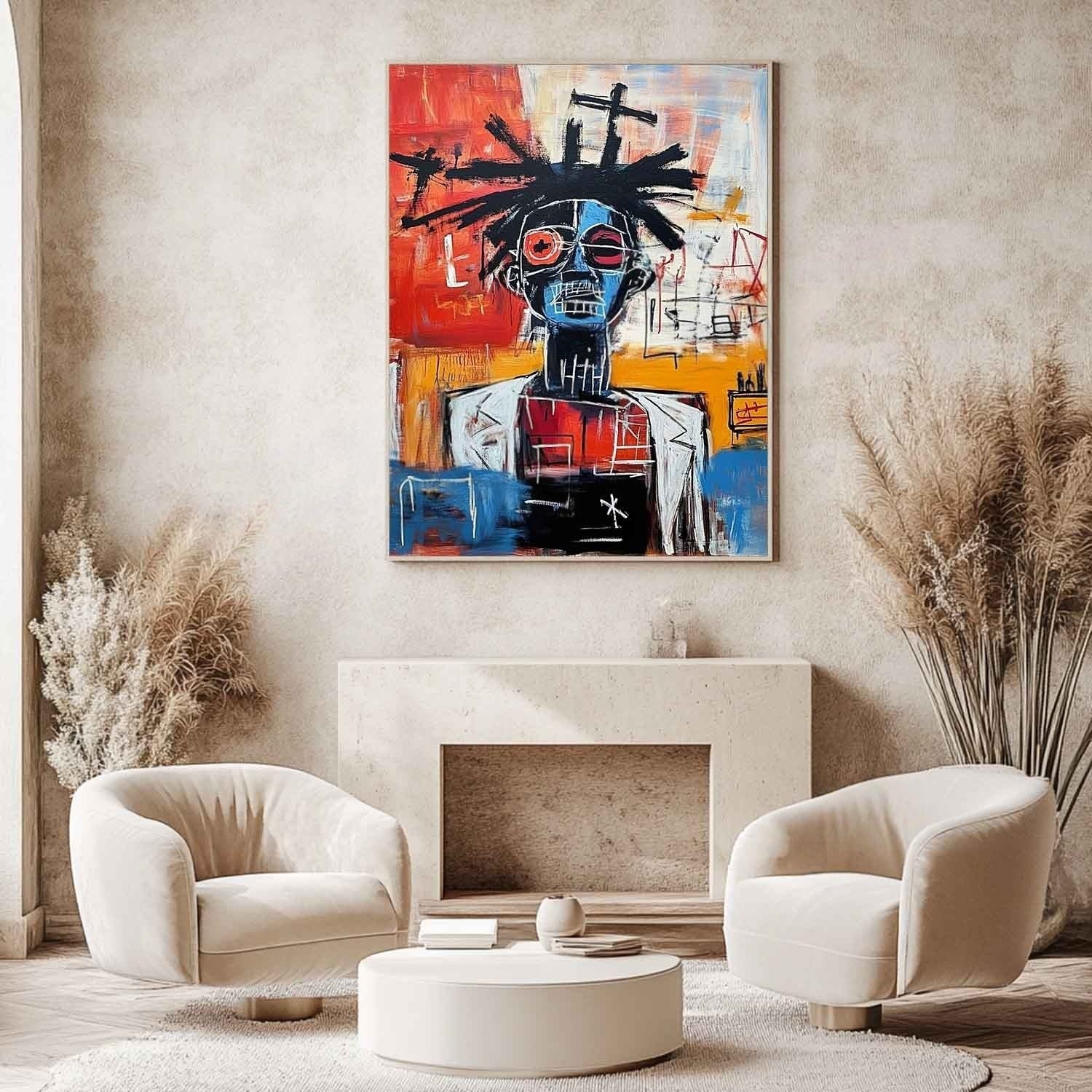 Wall Art Neo Expressionist Portrait - Neutralighting