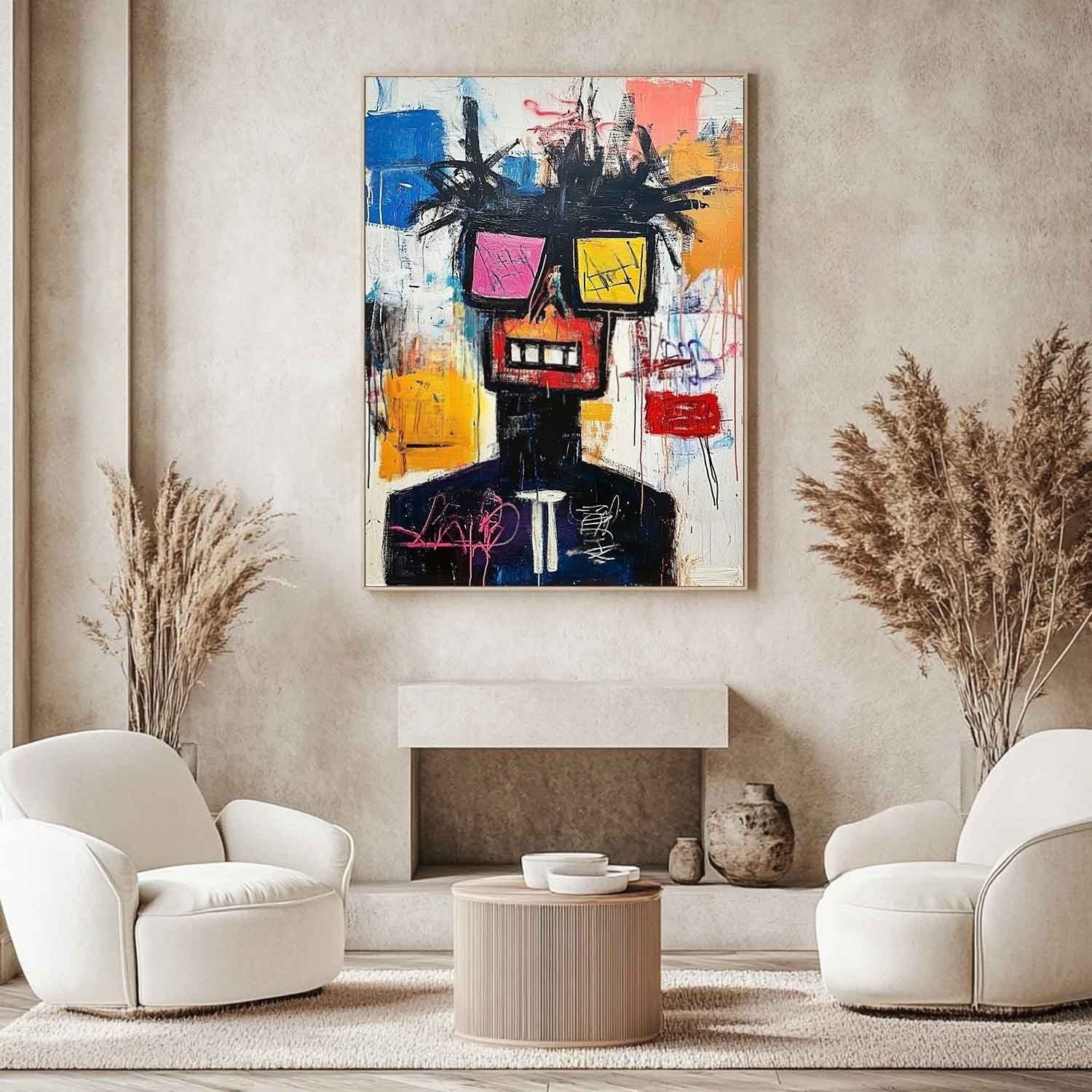Wall Art Neo Expressionist Portrait - Neutralighting