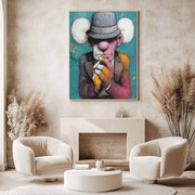 Kaws Gangster Pop Art Painting Modern - Neutralighting