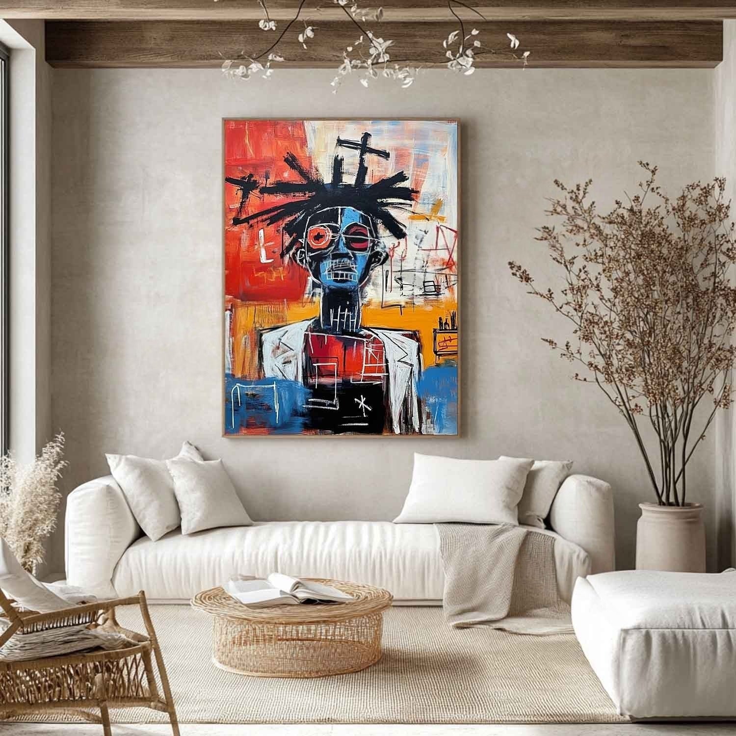 Wall Art Neo Expressionist Portrait - Neutralighting
