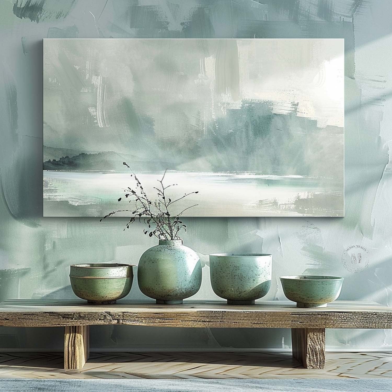 Wall Art Horizontal Landscape Painting - Neutralighting