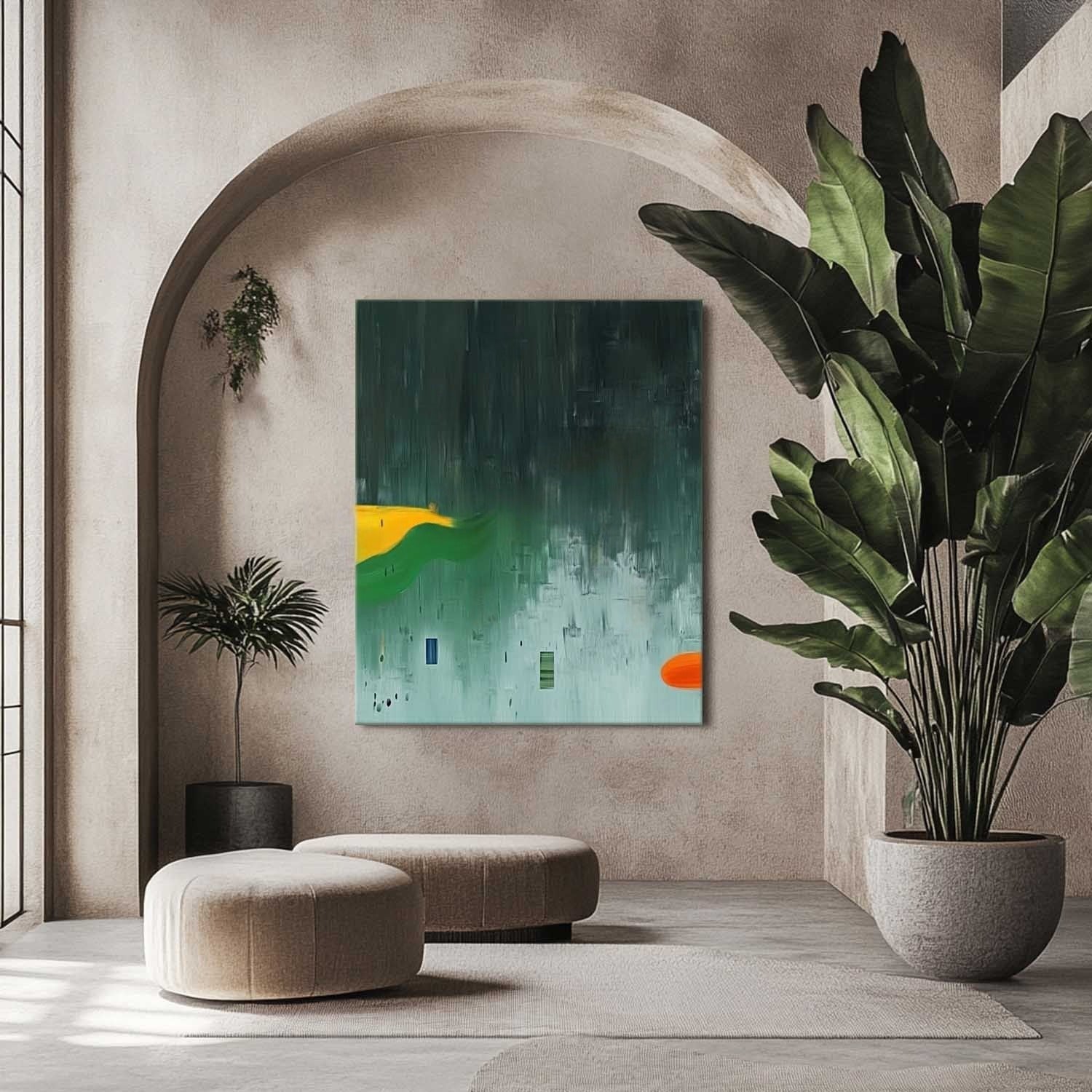 Wall Art Bold Textured Vibrant - Neutralighting