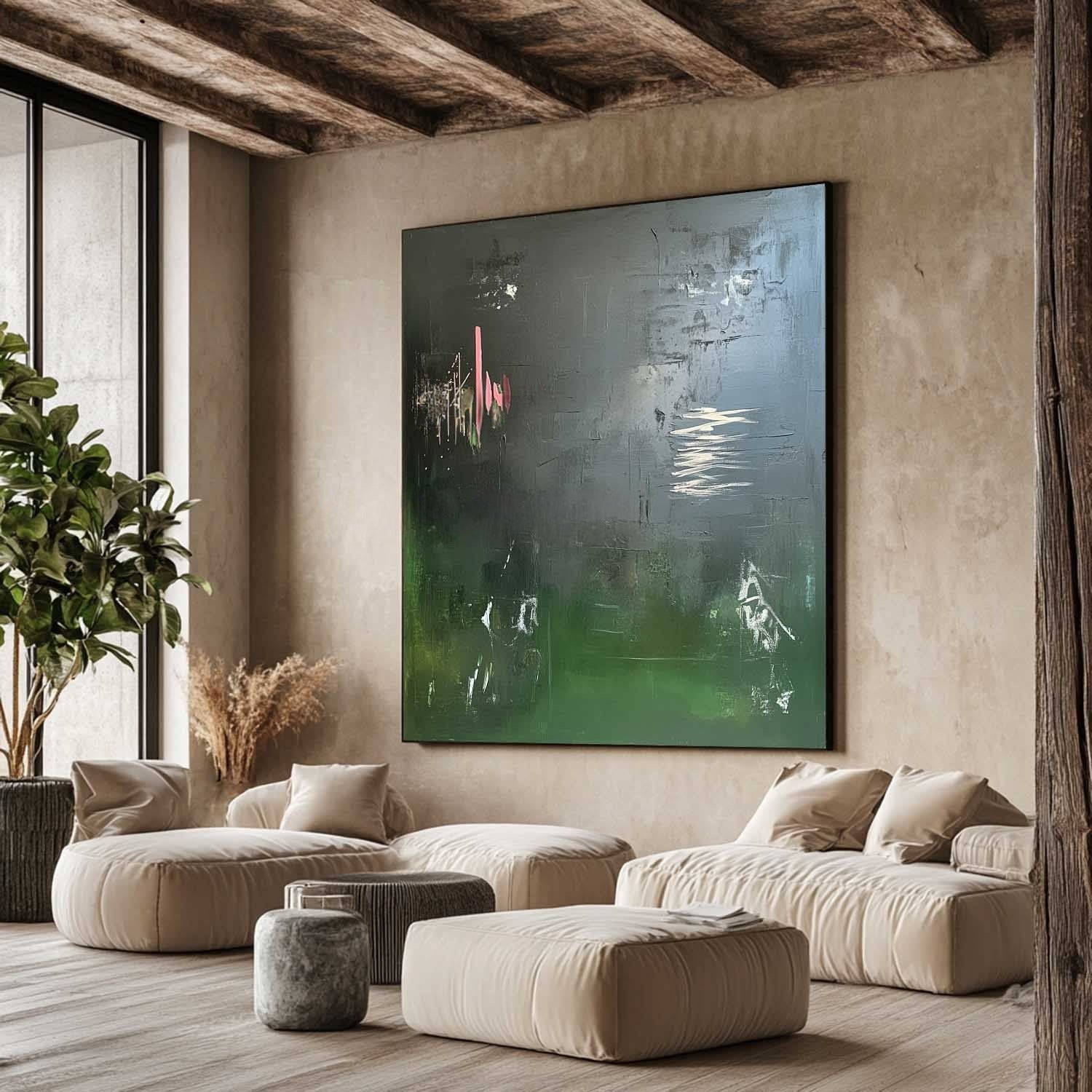 Wall Art Moody Textured Atmospheric Dark - Neutralighting