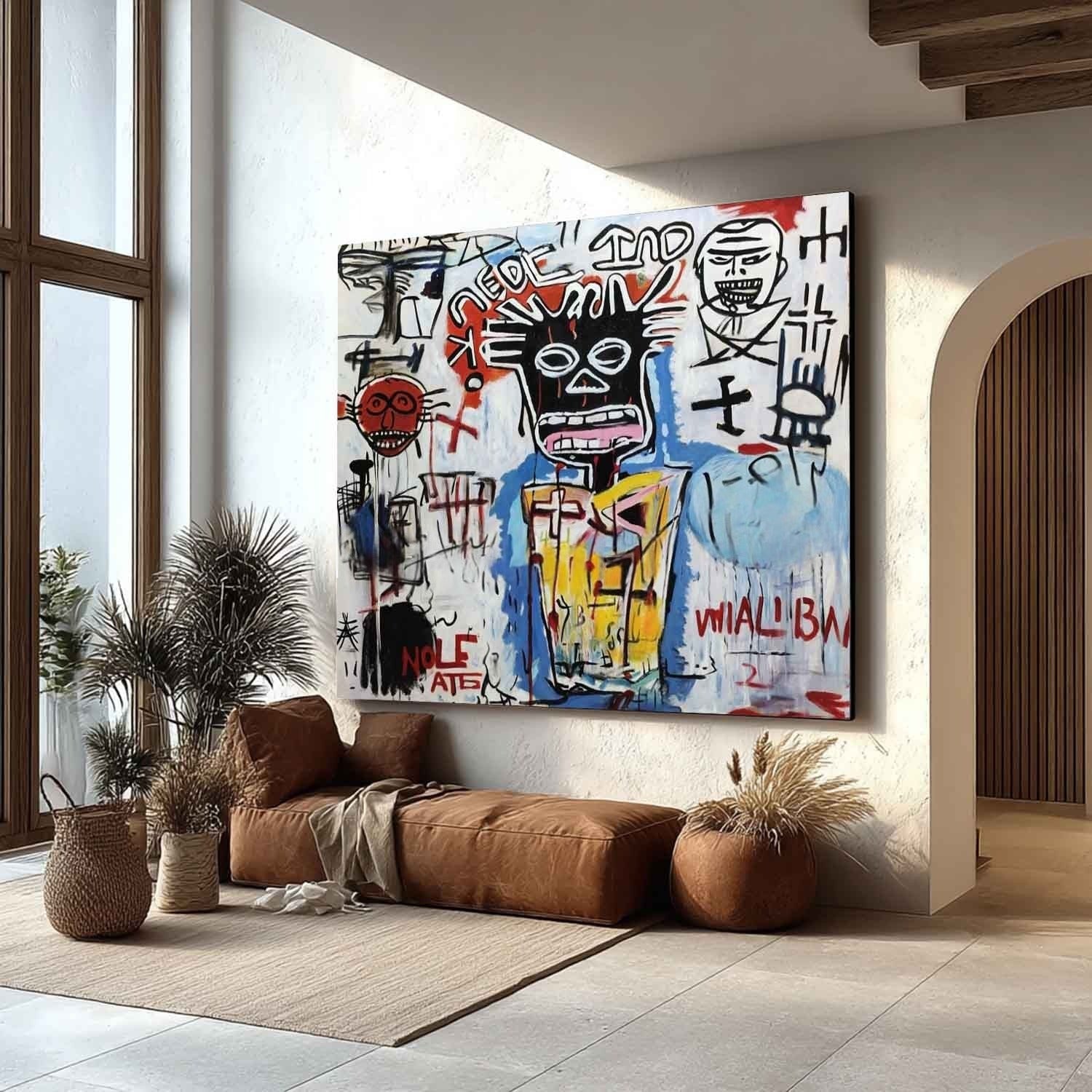 Wall Art Bold Textured Neo Expressionist - Neutralighting