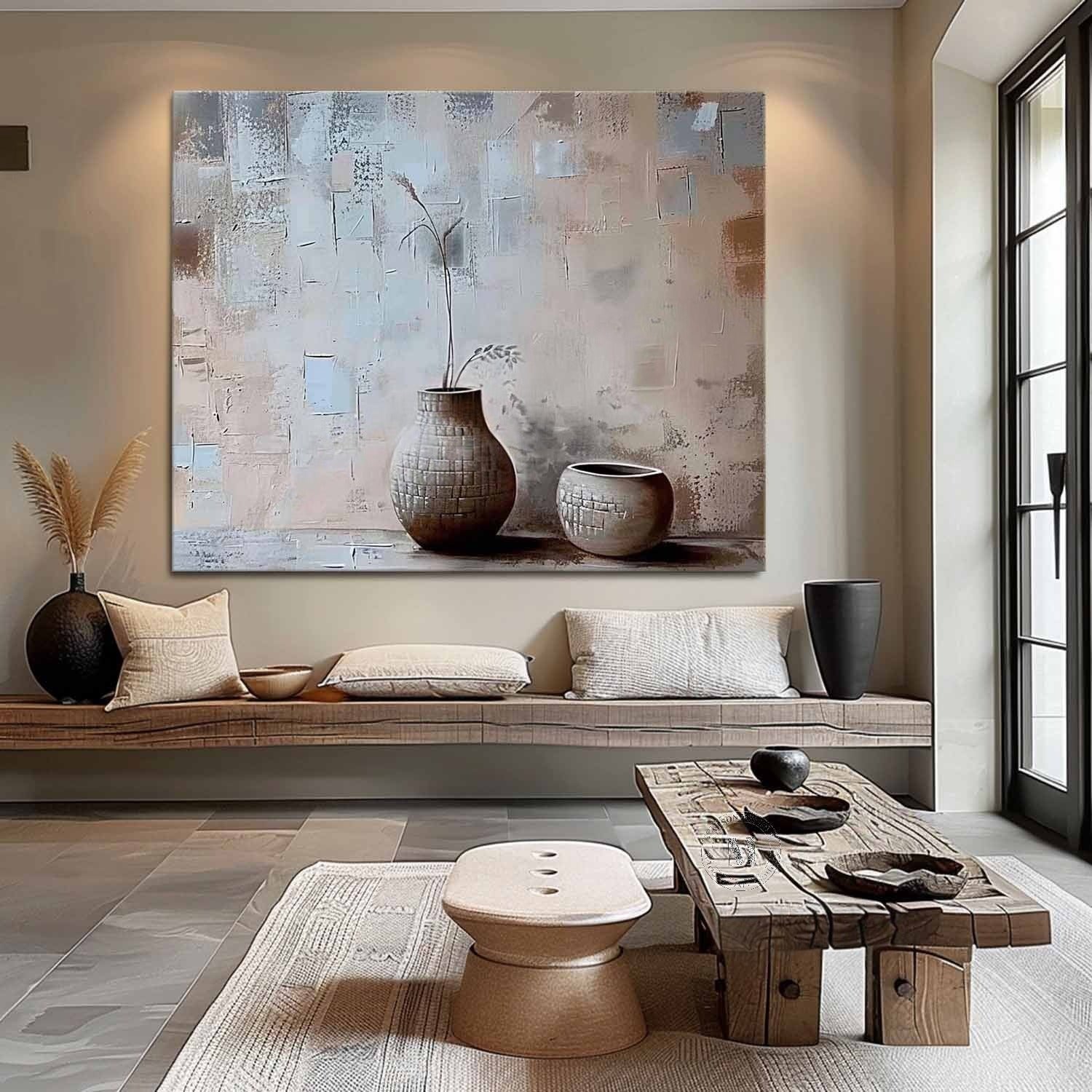 Wall Art Horizontal Wabi-Sabi Still Life - Neutralighting