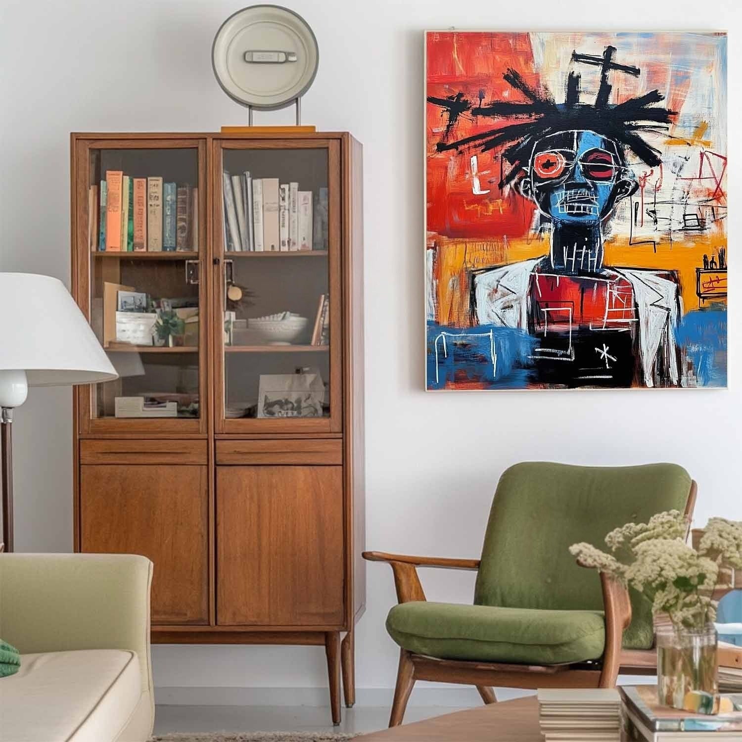 Wall Art Neo Expressionist Portrait - Neutralighting