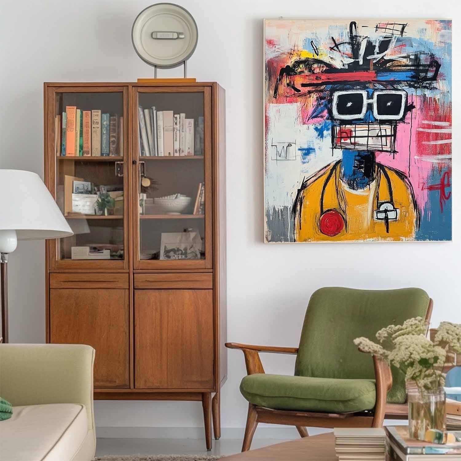 Wall Art Neo Expressionist Medical Portrait - Neutralighting